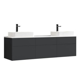 Koupelnová skříňka StoneArt Venice VE-1800pro-5 tmavě šedá 180×52