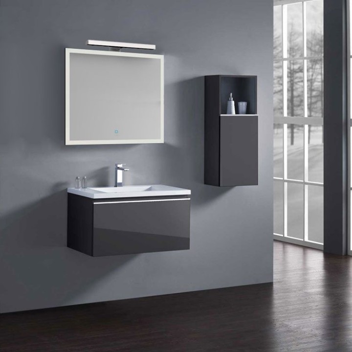Koupelnová skříňka StoneArt Milano ME-0800 tmavě šedá 80×45