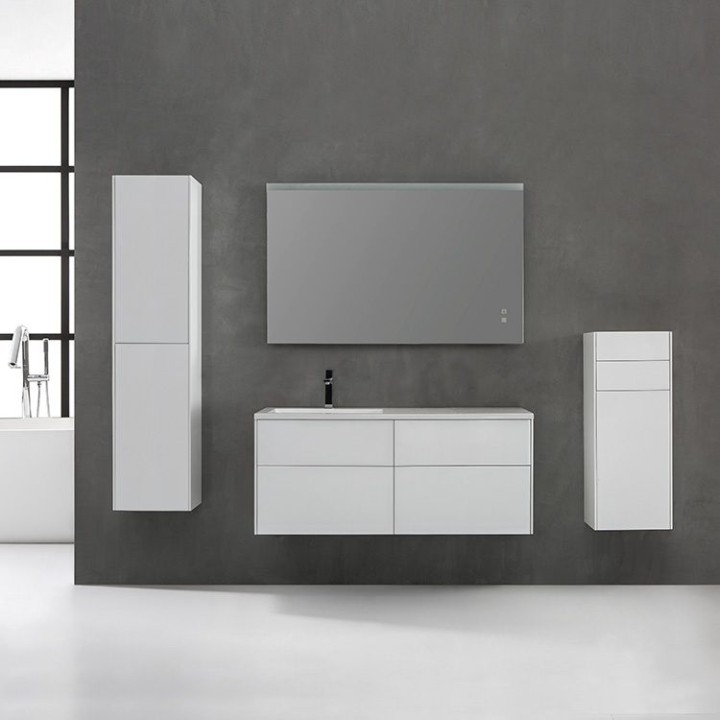Koupelnová skříňka StoneArt Venice VE-1210-II dubová tmavá 120×52 levé provedení