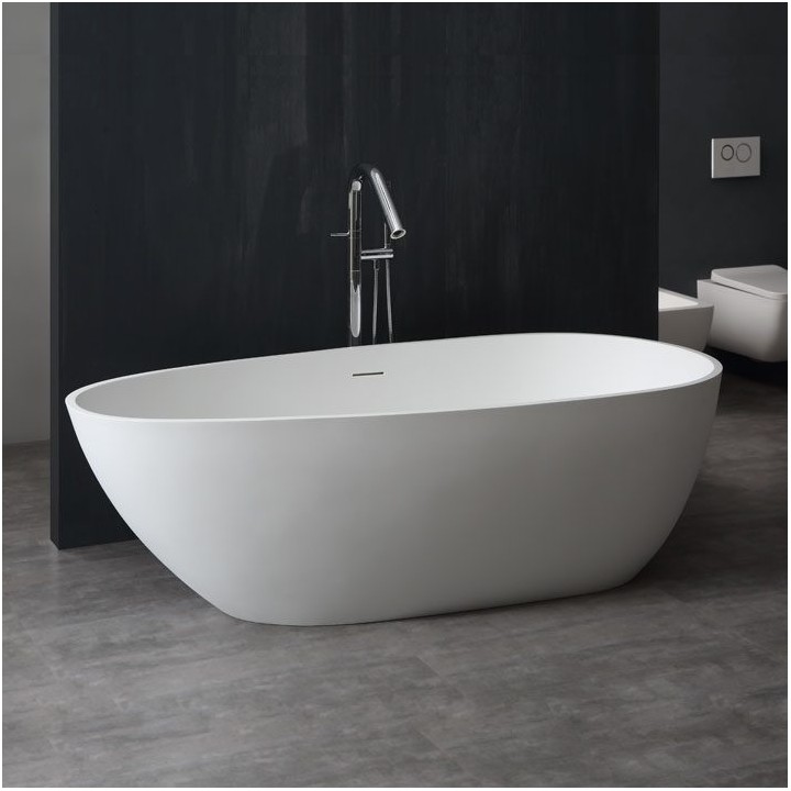 Volně stojící vana StoneArt BS-505 bílá 171×85 matná