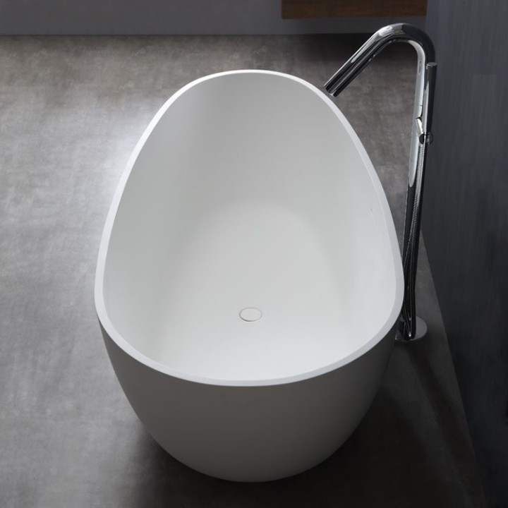 Volně stojící vana StoneArt BS-505 bílá 171×85 matná