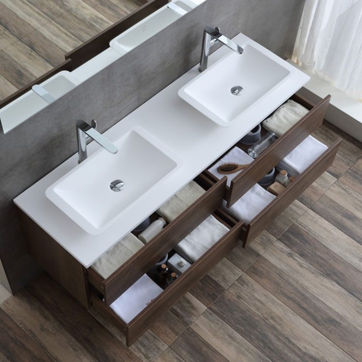 Koupelnová skříňka StoneArt Brugge BU-1601pro-1 bílá 160×50