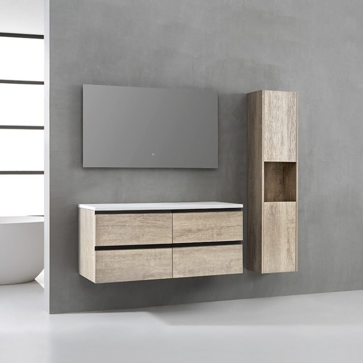 Koupelnová skříňka StoneArt Monte Carlo MC-1200pro dubová světlá 120×52