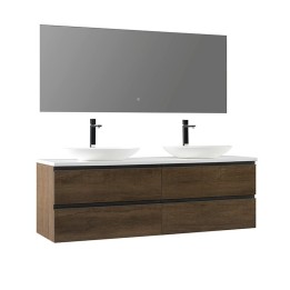 Koupelnový nábytek – set StoneArt Monte Carlo MC-1600pro-3 dubový tmavý 160×52