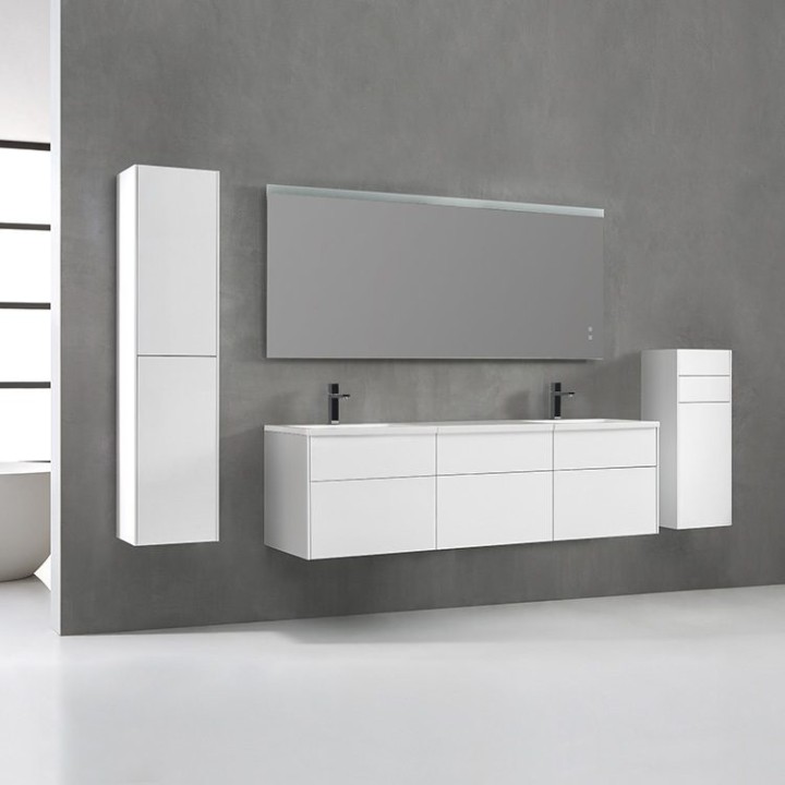 Koupelnový nábytek – set StoneArt Venice VE-1800-II bílý 180×52