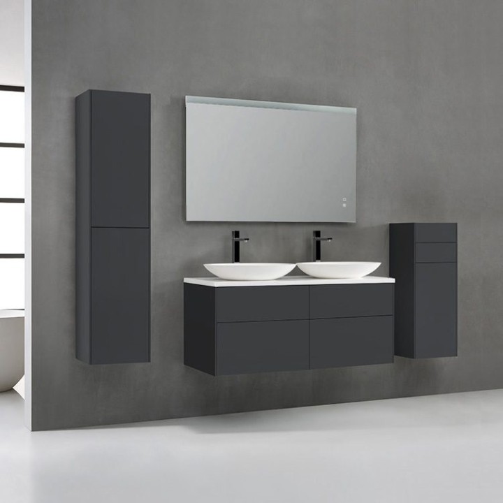 Koupelnová skříňka StoneArt Venice VE-1200pro-3 tmavě šedá 120×52
