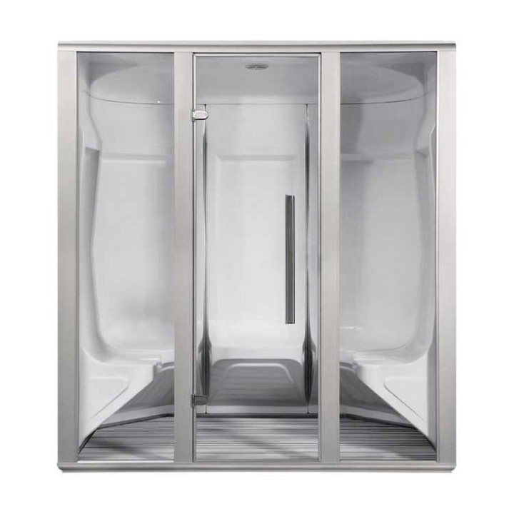 Parní sauna EAGO AWT S204A alu 190×131 9 kW Harvia