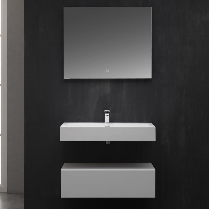 Koupelnová skříňka StoneArt LP4508 bílá 80×48 lesklá