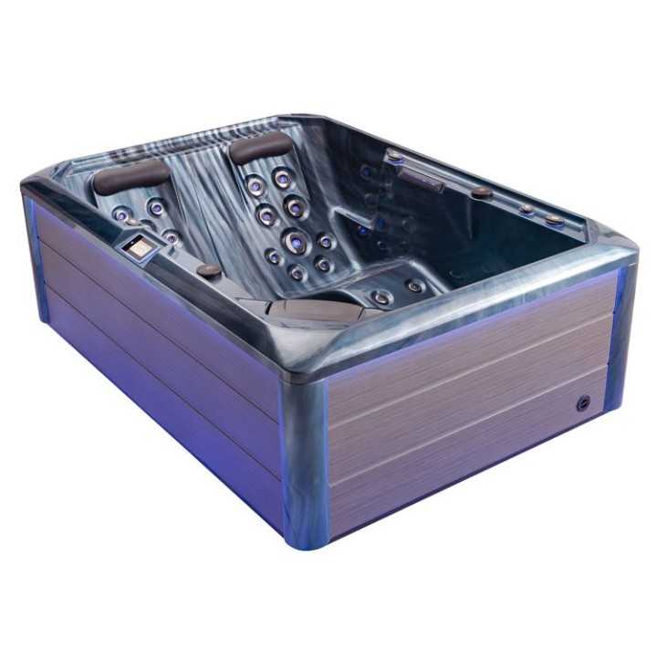 Venkovní vířivka EAGO AWT IN-704 extreme OceanWave 220×160 šedá