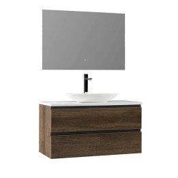 Koupelnový nábytek – set StoneArt Monte Carlo MC-1000pro-3 dubový tmavý 100×52