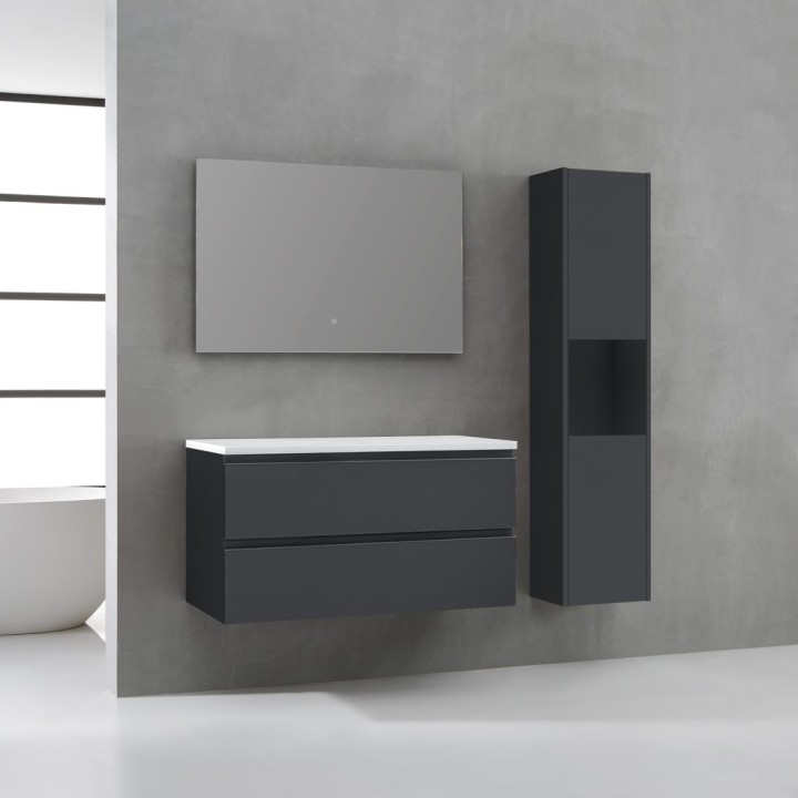 Koupelnový nábytek – set StoneArt Monte Carlo MC-1000pro tmavě šedý 100×52