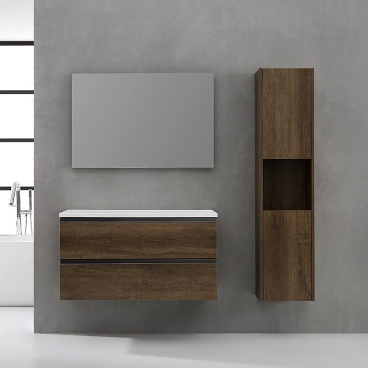 Koupelnový nábytek – set StoneArt Monte Carlo MC-1000pro tmavě šedý 100×52