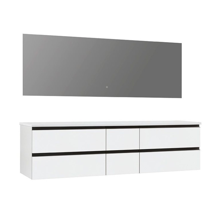 Koupelnový nábytek – set StoneArt Monte Carlo MC-2000pro bílý 200×52