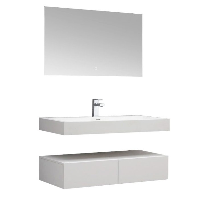 Koupelnový nábytek – set StoneArt LP4512 bílý 120×48 matný