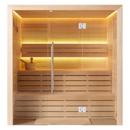 Finská sauna EAGO AWT E1614B hemlock 180×150 bez kamen