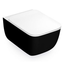 Závěsné WC StoneArt -WC TMS-510P černobílé 52×37 matné
