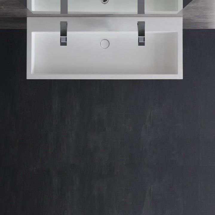 Umyvadlo StoneArt LP4512-1 z minerálního kamene bílé 120×48 lesklé
