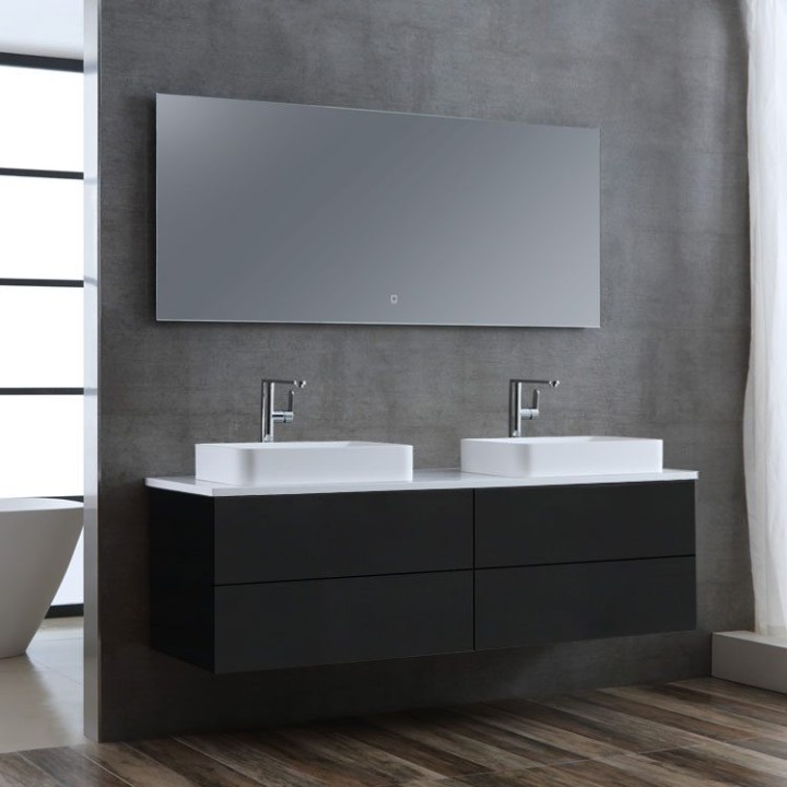 Koupelnová skříňka StoneArt Brugge BU-1601pro-5 tmavě šedá 160×50