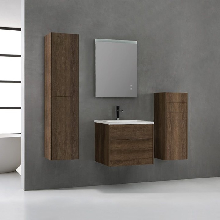 Koupelnový nábytek – set StoneArt Venice VE-0600-II dubový tmavý 60×52
