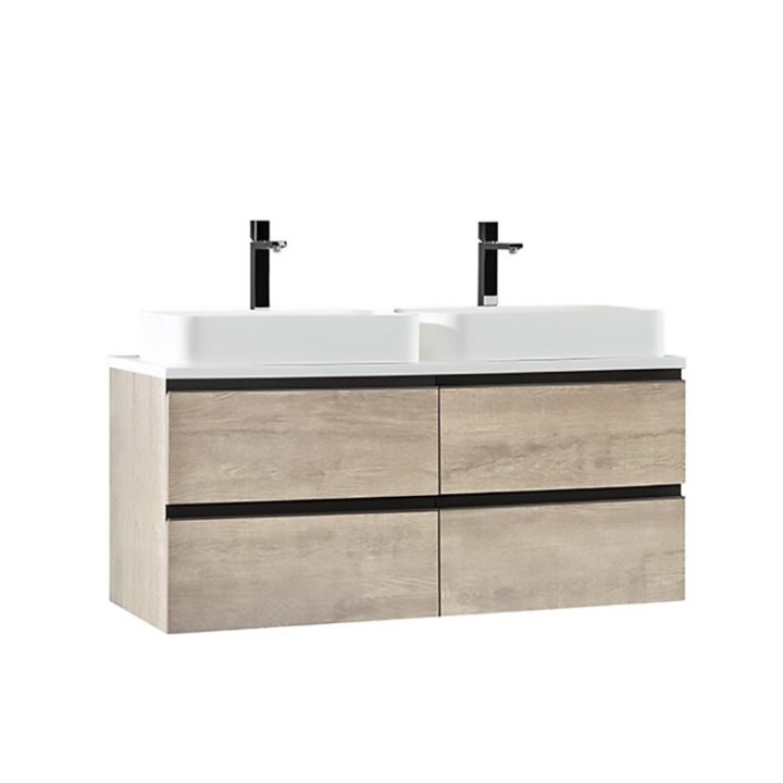 Koupelnová skříňka StoneArt Monte Carlo MC-1200pro-5 dubová světlá 120×52