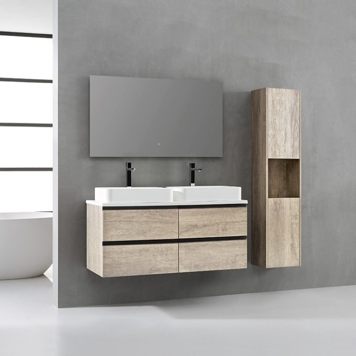 Koupelnový nábytek – set StoneArt Monte Carlo MC-1200pro-5 dubový světlý 120×52