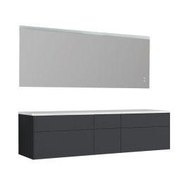 Koupelnový nábytek – set StoneArt Venice VE-2000pro tmavě šedý 200×52