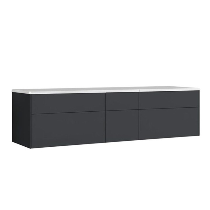Koupelnová skříňka StoneArt Venice VE-2000pro tmavě šedá 200×52