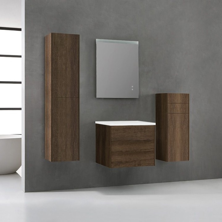 Koupelnový nábytek – set StoneArt Venice VE-0600pro dubový tmavý 60×52