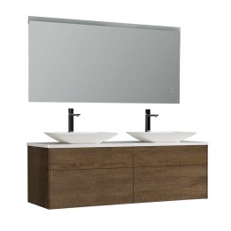 Koupelnový nábytek – set StoneArt Venice VE-1600pro-1 dubový tmavý 160×52