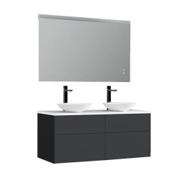 Koupelnový nábytek – set StoneArt Venice VE-1200pro-4 tmavě šedý 120×52