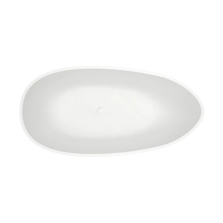 Tordino volně stojící vana | 170×87 cm solid surface matná bílá