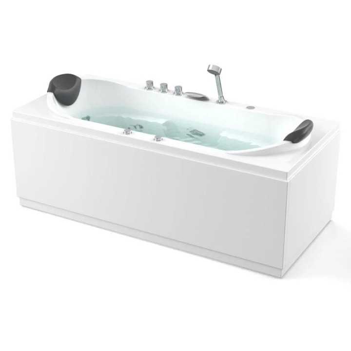 Vířivá vana Nordic Brass | pro 2 osoby 180×90 cm vodní masáž