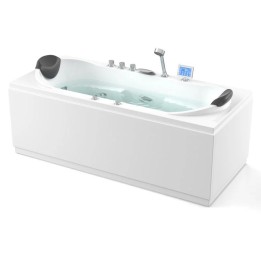 Vířivá vana Nordic Silver | pro 2 osoby 180×80 cm vodní masáž