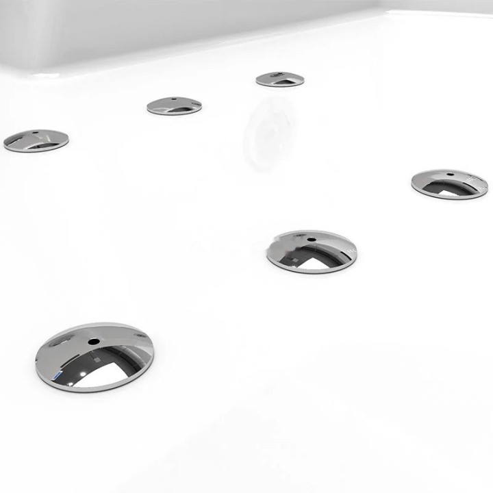 Vířivá vana Nordic Silver | pro 2 osoby 180×80 cm vodní masáž