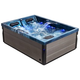 Venkovní vířivka EAGO AWT IN-405 eco OceanWave 220×160 šedá