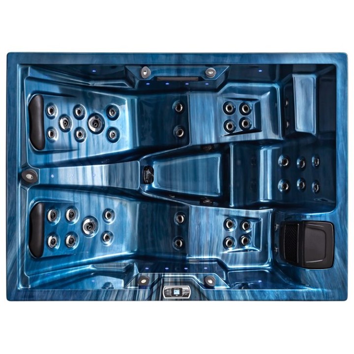 Venkovní vířivka EAGO AWT IN-405 eco OceanWave 220×160 šedá