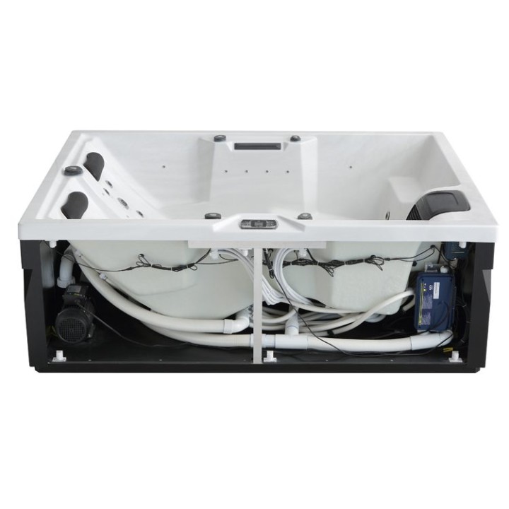 Venkovní vířivka EAGO AWT IN-405 eco OceanWave 220×160 šedá
