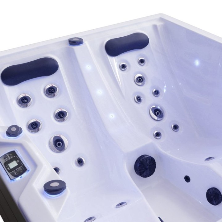 Venkovní vířivka EAGO AWT IN-405 eco OceanWave 220×160 šedá