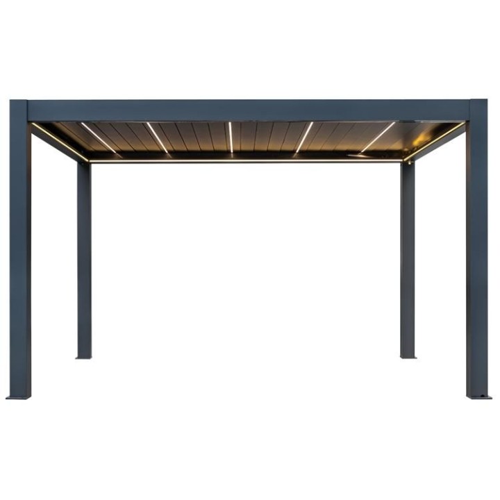 Pergola EAGO AWT P8-3B extreme antracit 3×4 m elektrická