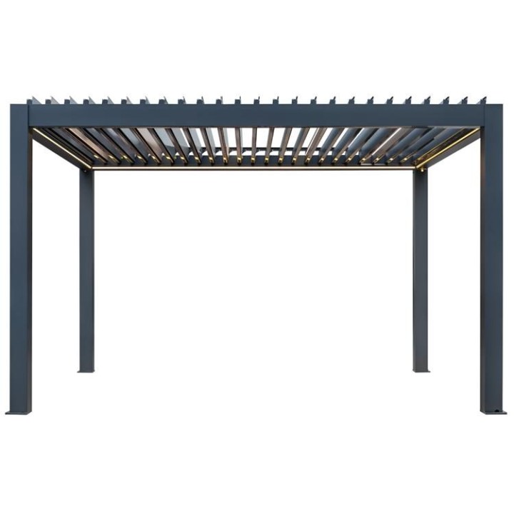 Pergola EAGO AWT P8-3B extreme antracit 3×4 m elektrická