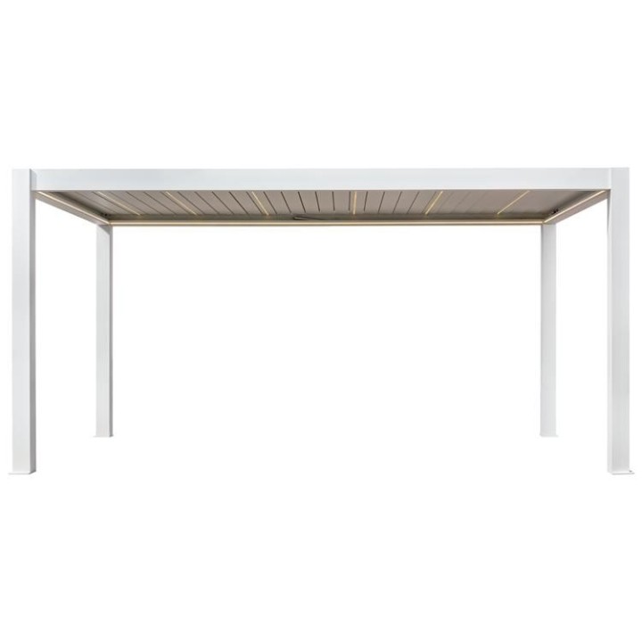 Pergola EAGO AWT P8-3C extreme bílá 3×5 m elektrická