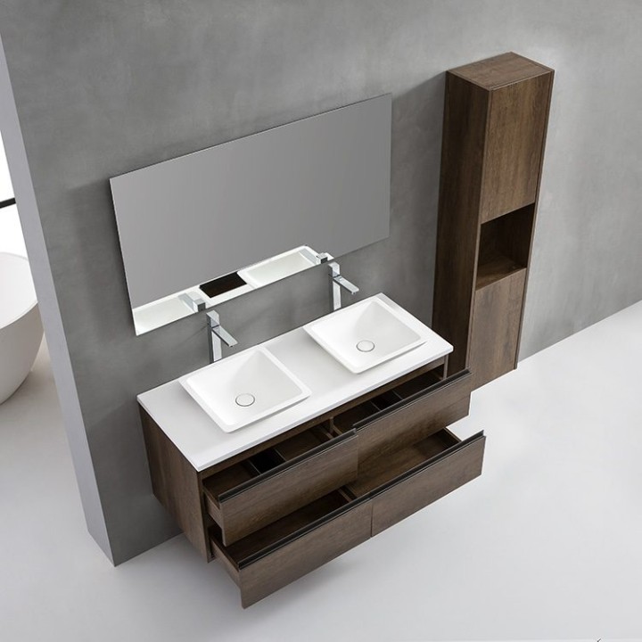 Koupelnová skříňka StoneArt Monte Carlo MC-1200pro-2 tmavě šedá 120×52