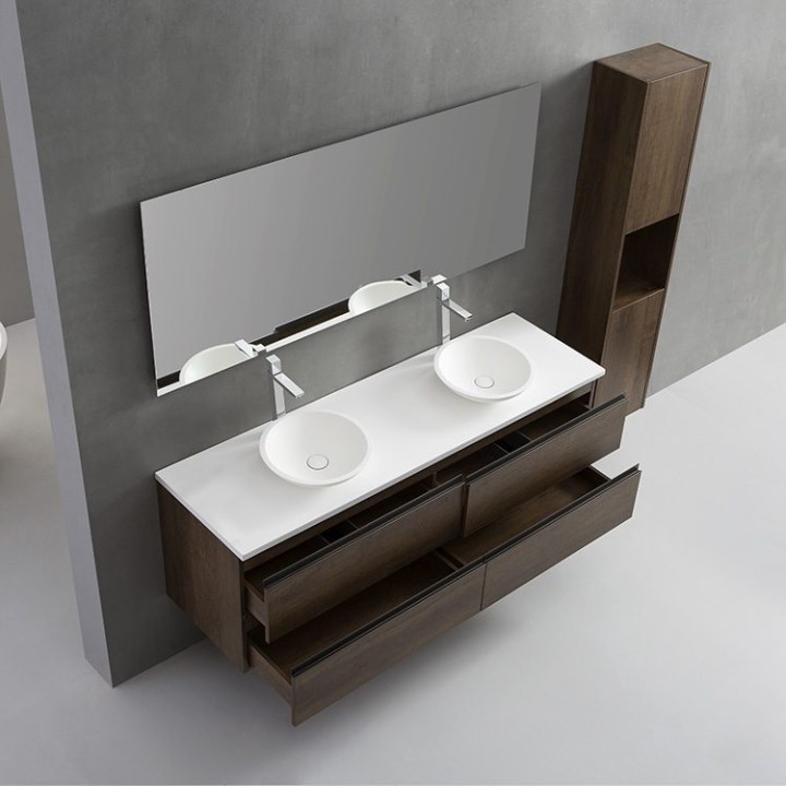 Koupelnová skříňka StoneArt Monte Carlo MC-1600pro-4 bílá 160×52