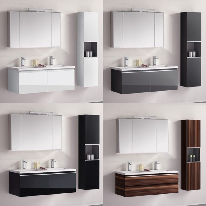 Koupelnový nábytek – set StoneArt Milano ME-1200 bílý 120×45