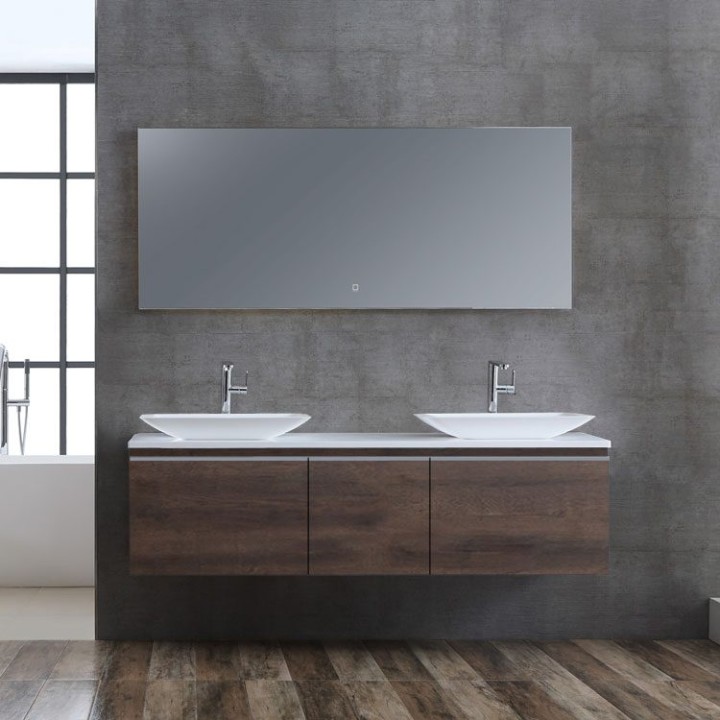 Koupelnový nábytek – set StoneArt Milano ME-1600pro-1 dubový tmavý 160