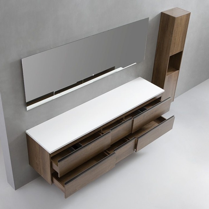 Koupelnový nábytek – set StoneArt Monte Carlo MC-2000pro bílý 200×52