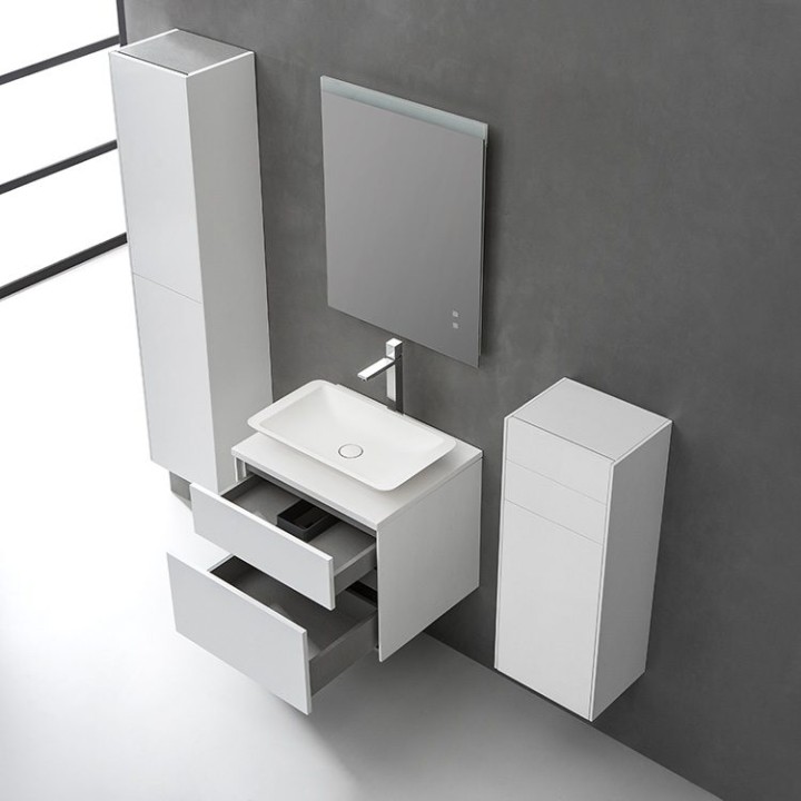 Koupelnový nábytek – set StoneArt Venice VE-0600pro-1 tmavě šedý 60×52