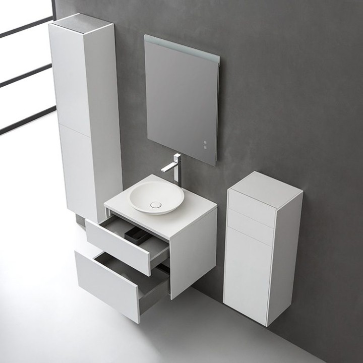 Koupelnový nábytek – set StoneArt Venice VE-0600pro-4 tmavě šedý 60×52