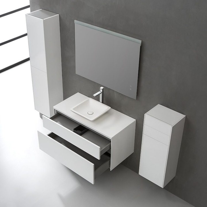 Koupelnový nábytek – set StoneArt Venice VE-1000pro-2 dubový tmavý 100