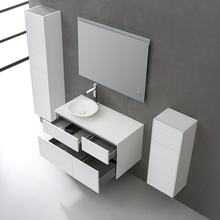 Koupelnový nábytek – set StoneArt Venice VE-1010pro-4 bílý 100×52 levé